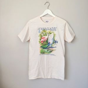 Vintage Everglades National Park Short Sleeve T-Shirt Cotton Tee Size Small